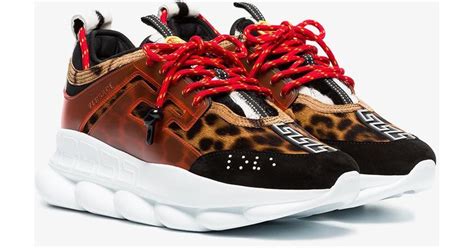 versace chain reaction leopard print|Buy Versace Chain Reaction Shoes: New Releases & Iconic .